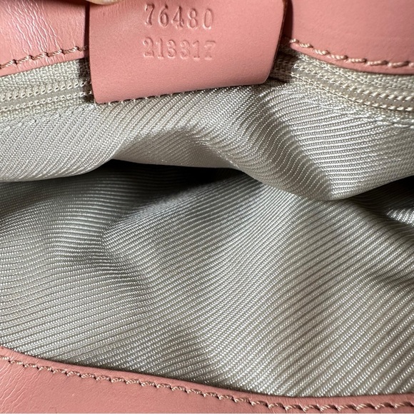 GUCCI Pink Canvas & Leather Mini Hand Bag - Picture 12 of 12